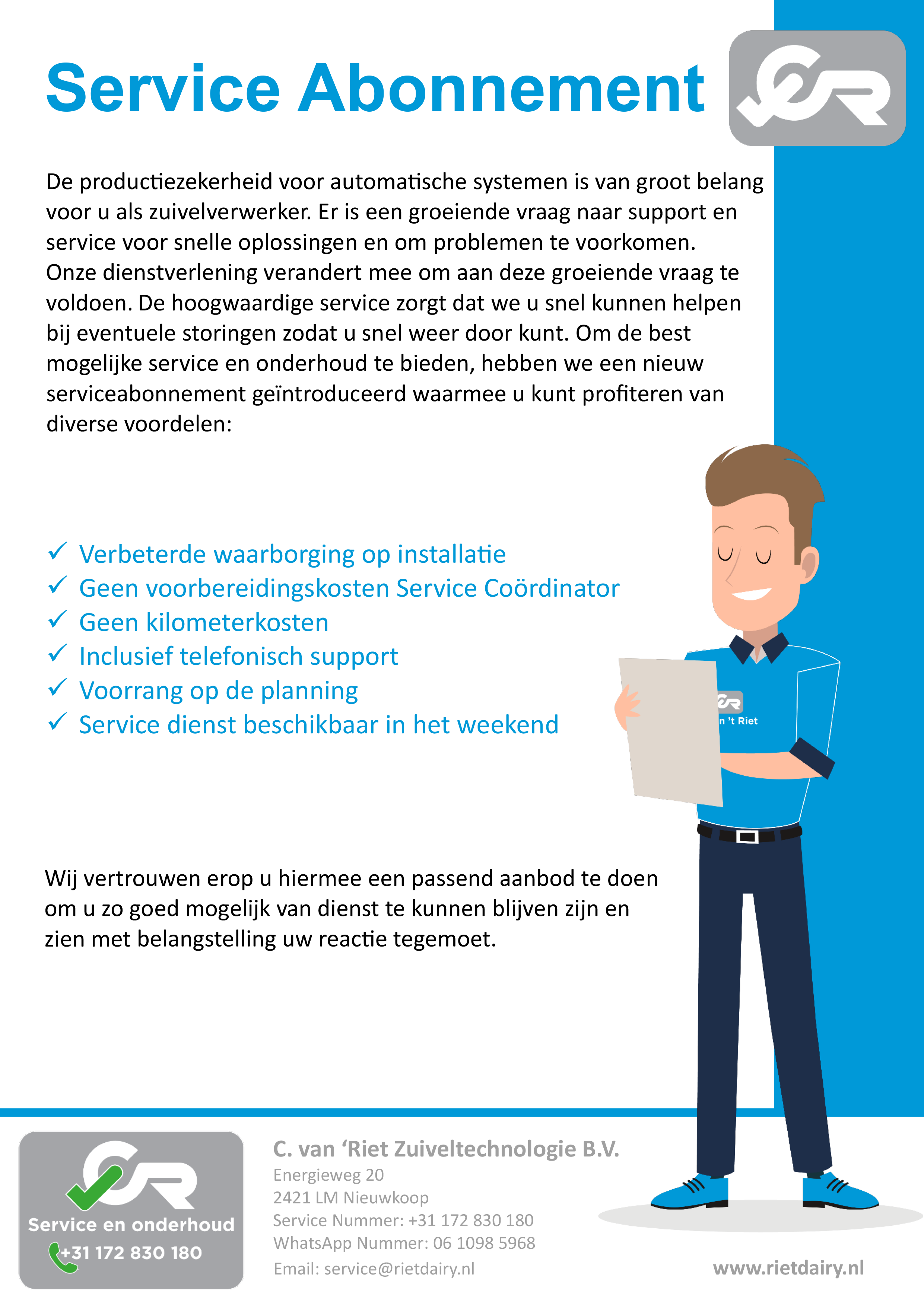 Flyer Serviceabonnement